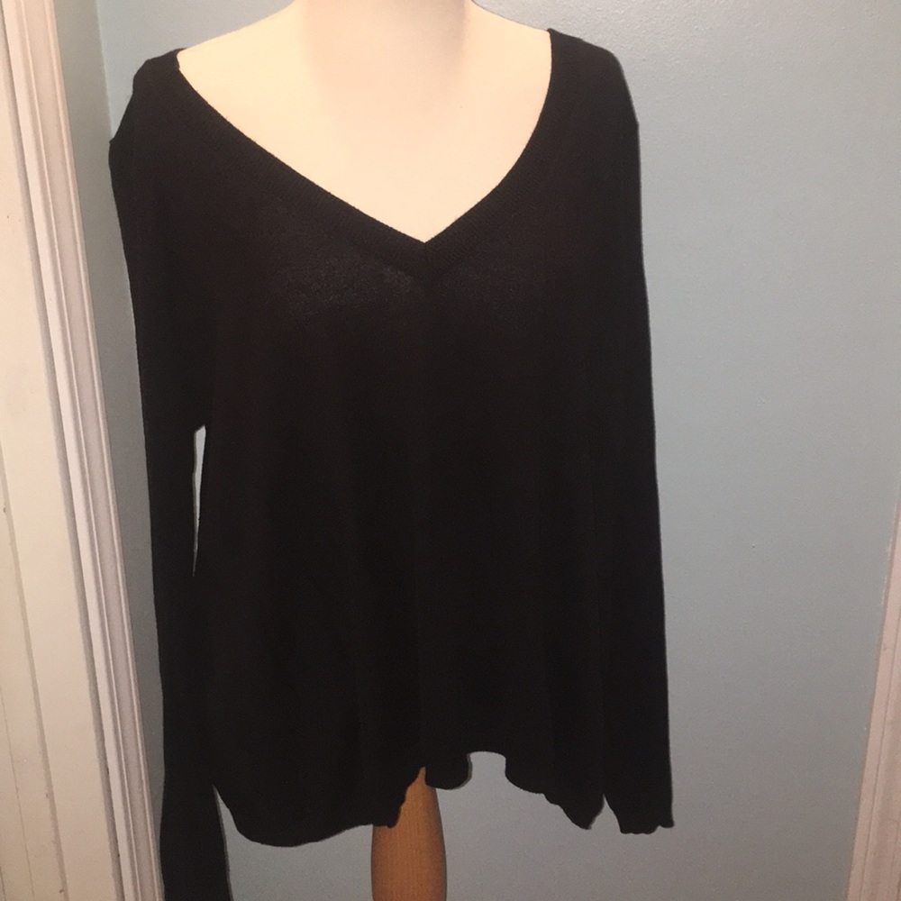 TORRID Open Back Black Sweater